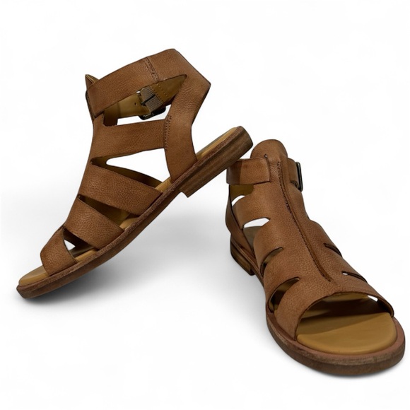 Kork-Ease Shoes - Kork-Ease Baltea Tan Leather Sandals, EUC Comfortable Strappy Buckles Women’s 10